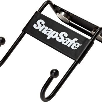 SnapSafe 75911 Magnetic Safe Hook  Black Steel Magnet