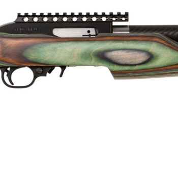 Magnum Research SSEFC22G Magnum Lite SwitchBolt Full Size 22 LR 10+1 17" Black Anodized Carbon Steel/Threaded Barrel, Black w/Integral Scope Base Receiver, Camo Fixed Thumbhole Stock, Right Hand