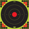 Pro-Shot LONGRANGE172 SplatterShot Self-Adhesive Paper Black/Green/Red 17.25" Bullseye 5 Pack 2 106383