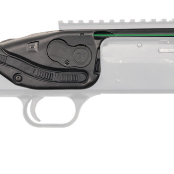 Crimson Trace 0178201 LaserSaddle  Fits Mossberg 500, 590/Shockwave 590 Green Laser