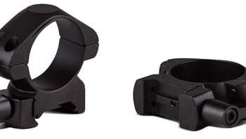Konus 7410 Steel Rings  Matte Black 30mm Quick Release Medium 0 MOA