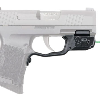 Crimson Trace 0181601 Laserguard  Fits Sig P365/P365XL/P365SAS, Green Laser Black Polymer Trigger Guard Mount