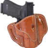 1791 Gunleather BH21CBRR BH2.1 OWB Size 2.1 Classic Brown Leather Belt Slide Compatible w/Glock 17/S&W M&P Shield/Springfield XD Right Hand 1 112378