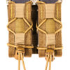 High Speed Gear 13PT12CB TACO Mag Pouch Double Coyote Brown Nylon Belt Compatible w/ Pistol 2 115539