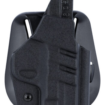 1791 Gunleather TACPDHOWBSHIELDBLKR Tactical Kydex  OWB Black Kydex Paddle Fits S&W M&P Shield/S&W M&P Shield Plus