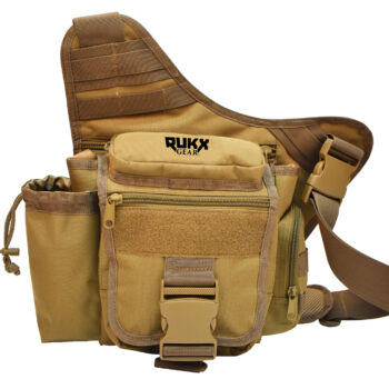 Rukx Gear ATICTSBT Sling Bag  Tan 600D Polyester Single Strap