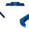Cross Armory CRG5OKBL 3 Piece Kit Extended Compatible w/Glock 17/19/26/34 Gen5 Blue Anodized Steel/Aluminum 1 131282