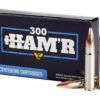 Wilson Combat A300HMR135HBN HAM'R Bonded 300 HAM'R 135 gr Speer HAM'R Bonded Nickel-Plated Brass 20 Bx/ 10 Case 1 134072