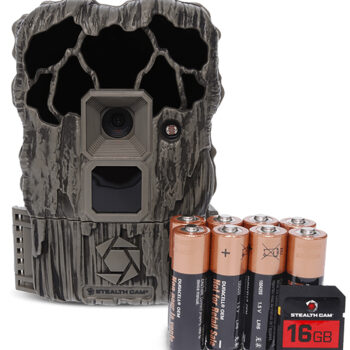 Stealth Cam STCQS20NGK QS20 Combo Camo No Glow IR Flash, Up to 32GB SD Card Memory, Features Integrated Python Provision Lock Latch