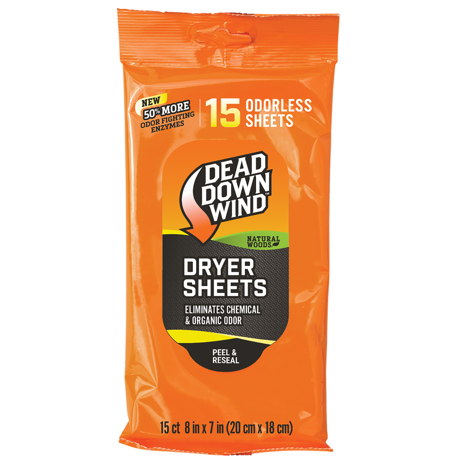 Dead Down Wind 11913 Dryer Sheets Cover Scent Natural Woods Scent Dryer Sheet 15 Per Pkg 3 Dead Down Wind 11913 Dryer Sheets Cover Scent Natural Woods Scent Dryer Sheet 15 Per Pkg