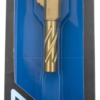 Rival Arms RARA20H101E Precision V1 Match Grade Spiral Fluted Threaded Gold PVD Stainless Steel, Fits Springfield Hellcat