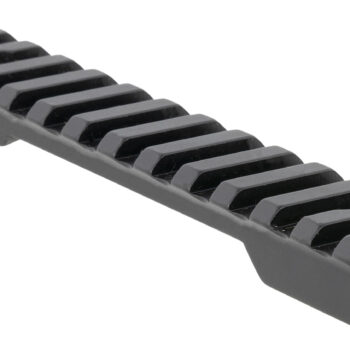 Talley PSM258779 Fierce Rivalry Picatinny Rail  Black Anodized Short Action 20 MOA