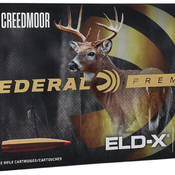 Federal P65CRDELDX1 Premium ELD-X 6.5Creedmoor 143gr 20 Per Box/10 Case