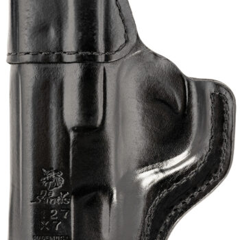 DeSantis Gunhide 127BAX7Z0 Inside Heat  IWB Black Leather Belt Clip Fits S&W M&P Shield 9/40 Right Hand