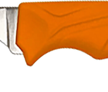 AccuSharp 731C Caping  Fixed Caping 3.50" Stainless Steel Blade/Blaze Orange Ergonomic Anti-Slip Handle