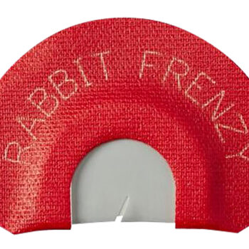 Johnny Stewart Wildlife Calls JSDIA6 Rabbit Frenzy  Diaphragm Call Double Reed Rabbit Sounds Attracts Predator Species Red 45 Degree Cut