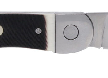 Cold Steel CS20NPM1Z Ranch Boss II 4" Folding Clip Point Plain Satin Polished/5.25" Faux Sawed Bone Handle