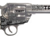 Traditions SAT73132FT 1873 45 Long Colt 6rd 5.50" Nickel White PVC Grip 2 172191