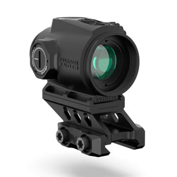 Swampfox Optics RMPS120G6 Raider Micro Prism Black 1x 20mm Tube 6 MOA Green Dot Reticle Green Laser