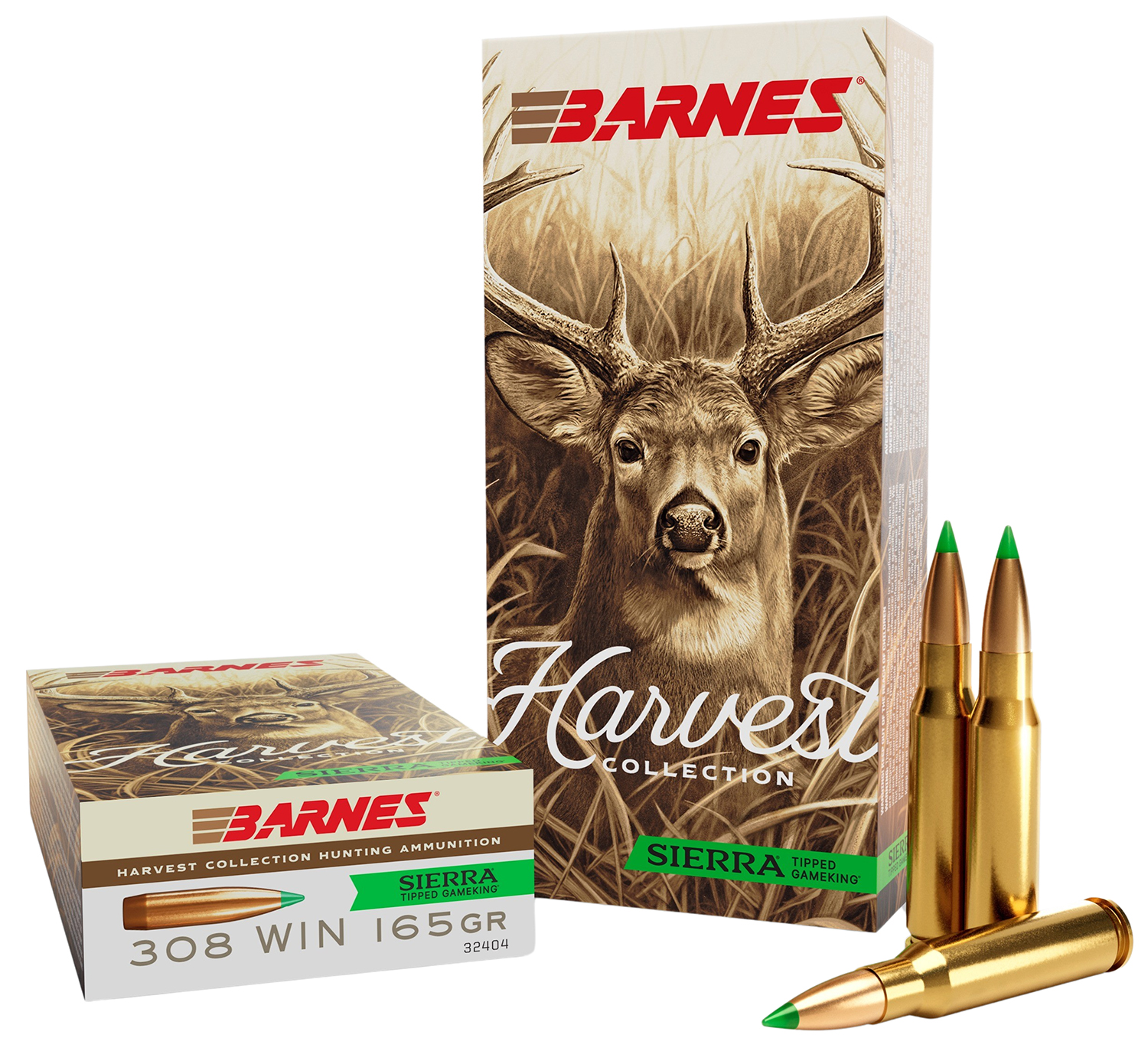 Barnes Bullets 32404 Harvest 308Win 165gr Sierra Tipped GameKing 20 Per Box/10 Case 3 Barnes Bullets 32404 Harvest 308Win 165gr Sierra Tipped GameKing 20 Per Box/10 Case
