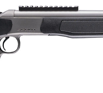 CVA CR4438S Scout Takedown 350 Legend 1rd 22" Stainless Fluted Threaded Barrel, Stainless Steel Receiver w/Picatinny Rail, Adj Comb & LOP Black Synthetic Stock