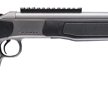 CVA CR4442S Scout Takedown 45-70 Gov 1rd 22" Stainless Fluted Threaded Barrel, Stainless Steel Receiver w/Picatinny Rail, Adj Comb & LOP Black Synthetic Stock