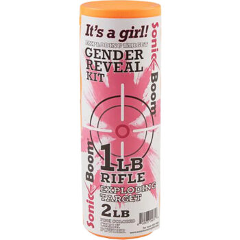 Sonic Boom/jerent SBTGRGIRL  Gender Reveal Kit Rifle Firearm 1 lb Girl