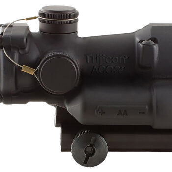 Trijicon 100432 ACOG  4x 32mm Obj 36.80 ft @ 100 yds FOV Matte Black Finish LED Illuminated Green Crosshair 300 Blk