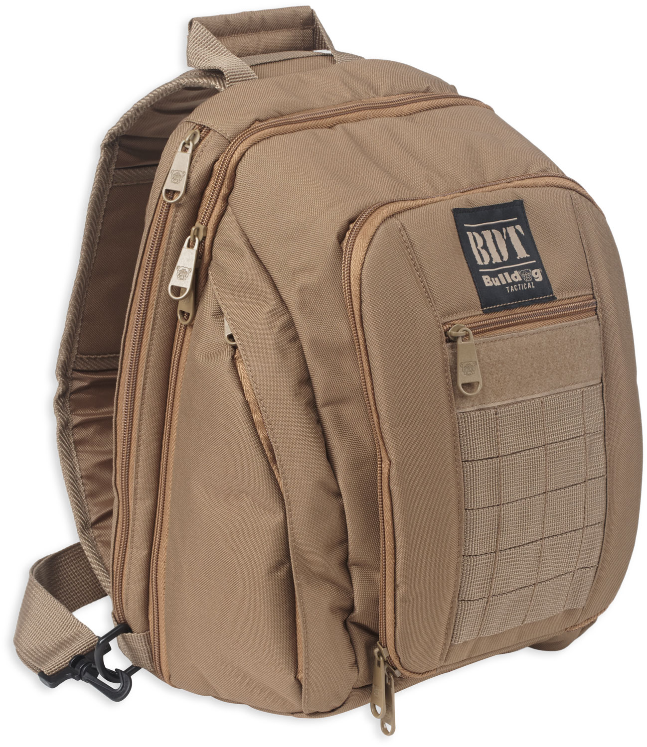 Bulldog BDT408T BDT Tactical Sling Pack Small Nylon w/ Tan Finish 3 Bulldog BDT408T BDT Tactical Sling Pack Small Nylon w/ Tan Finish