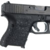 Talon Grips 116R Adhesive Grip Compatible w/Glock 26/27/28/33/39 Gen4 w/No Backstrap, Black Textured Rubber 1 27287