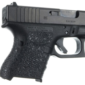 Talon Grips 116R Adhesive Grip  Compatible w/Glock 26/27/28/33/39 Gen4 w/No Backstrap, Black Textured Rubber