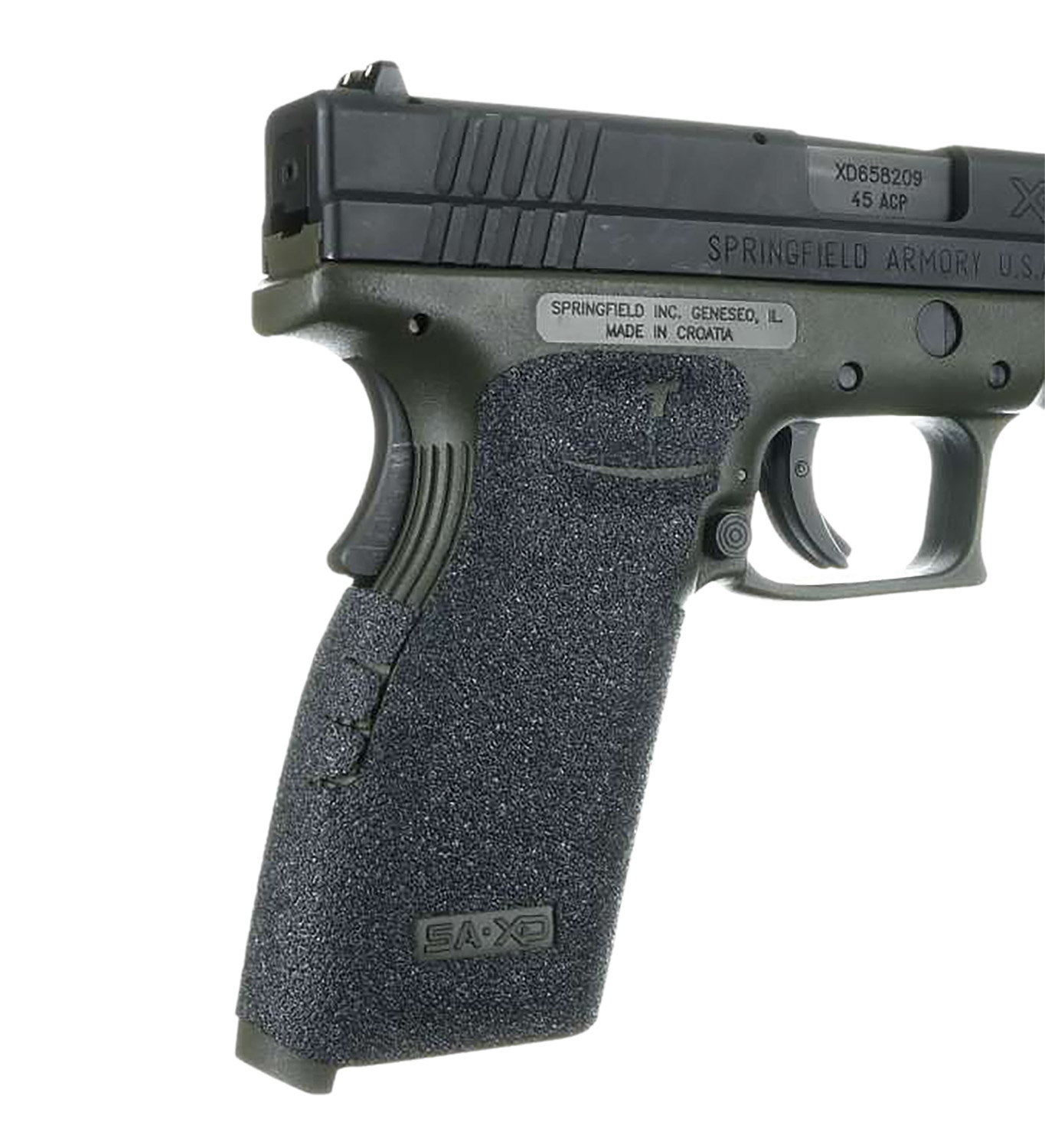 Talon Grips 202R Adhesive Grip Textured Black Rubber for Springfield XD 9,357,40 3 Talon Grips 202R Adhesive Grip Textured Black Rubber for Springfield XD 9,357,40