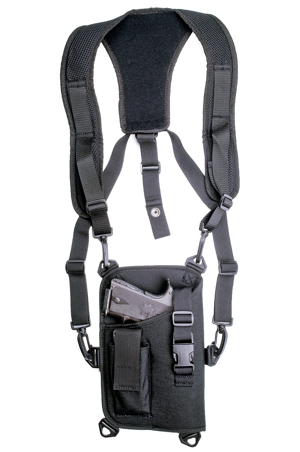GrovTec US Inc GTHL14905R Trail Pack Shoulder Black 1000D Nylon Harness Fits Large Semi-Auto Fits 4.50-5" Barrel Right Hand 3 GrovTec US Inc GTHL14905R Trail Pack Shoulder Black 1000D Nylon Harness Fits Large Semi-Auto Fits 4.50-5" Barrel Right Hand