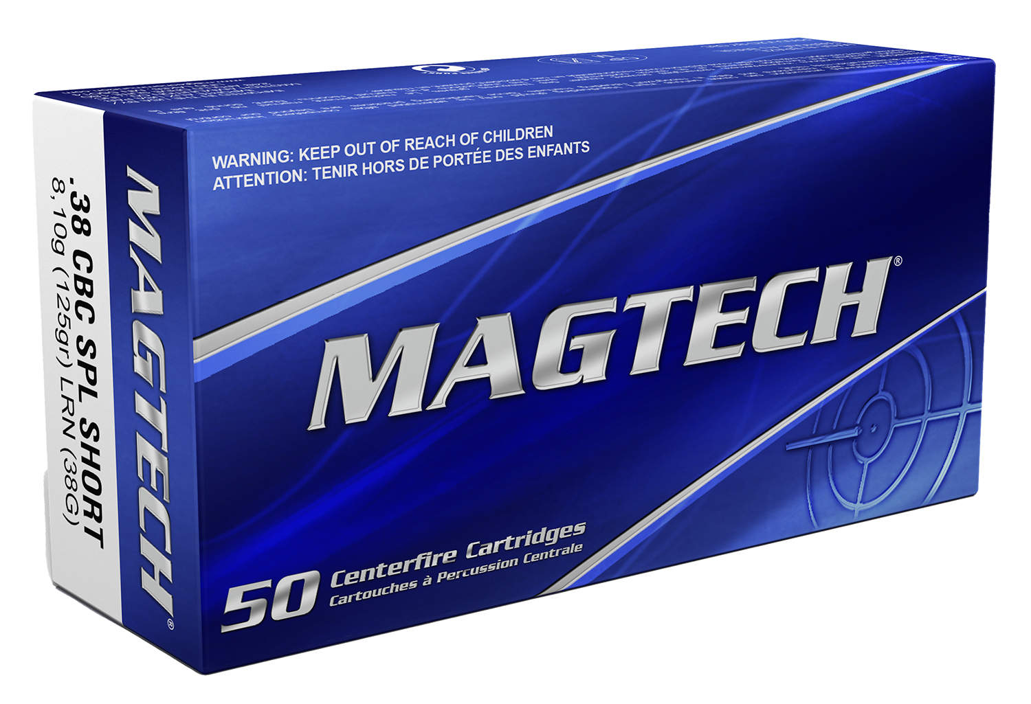 Magtech 38G Range/Training 38Special 125gr Lead Round Nose 50 Per Box/20 Case 3 Magtech 38G Range/Training 38Special 125gr Lead Round Nose 50 Per Box/20 Case