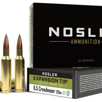 Nosler 40398 E-Tip  6.5Creedmoor 120gr E Tip Lead Free 20 Per Box/10 Case