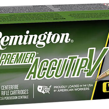 Remington Ammunition 29184 Premier Accutip-V 223Rem 50gr AccuTip V Boat Tail 20 Per Box/10 Case