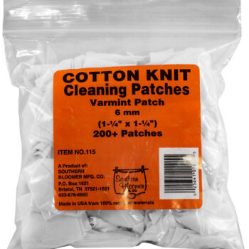 Southern Bloomer 115 Cleaning Patches  6mm Cotton 200 Per Pack