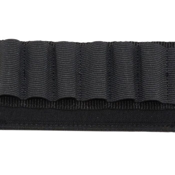 GrovTec US Inc GTAC87 Belt Slide  Nylon w/Elastic Loops 6rd Shotgun Belt Slide Mount 2.25"