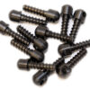 GrovTec US Inc GTHM51 Wood Screw Swivel Studs 0.75" 12-Pack Black 2 81275