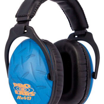 Pro Ears PE26UY010 ReVO Passive Muff 26 dB Over the Head Black w/Blue Diamond Plate Pattern Youth 1 Pair