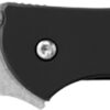 Kershaw 1660SWBLK Leek 3" Folding Drop Point Plain Stonewashed 14C28N Steel Blade Black Anodized Aluminum Handle Includes Pocket Clip 2 88084