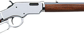 Taylors & Company 550223 Uberti Scout 22 LR Caliber with 14+1 Capacity, 19" Blued Barrel, Chrome-Plated Metal Finish & Walnut Stock Right Hand (Full Size)