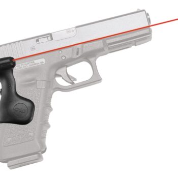 Crimson Trace 0167101 Lasergrips  Compatible w/ Glock Gen3/4/5 Full Size, Red Laser Black Polymer