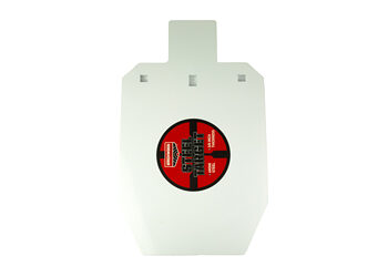 B/C 2/3 IPSC SILHOUETTE TARGET WHT