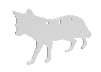 B/C AR500 3/8" SILHOUETTE COYOTE WHT