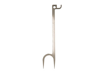 B/C STEEL TARGET HANGER WHITE 1 HOOK