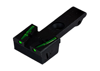 HIVIZ ADJ REAR SIGHT RUG RVLVR GR/RD