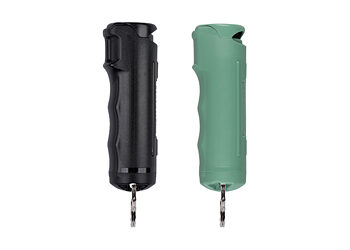 SABRE 2PK PEPPER GEL W/CLP BLK/GRN