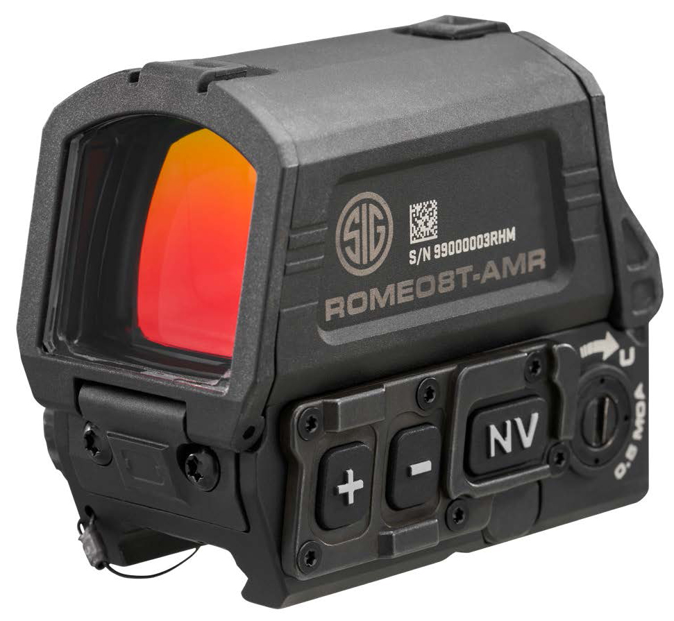 SIG ROMEO8T-AMR RED DOT 1X40MM 0.5MOA M1913 BLK 3 SIG ROMEO8T-AMR RED DOT 1X40MM 0.5MOA M1913 BLK