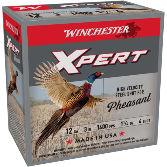 WIN XPERT PHEASANT 12GA 3 1-1/4OZ #4 25/10 3 WIN XPERT PHEASANT 12GA 3 1-1/4OZ #4 25/10
